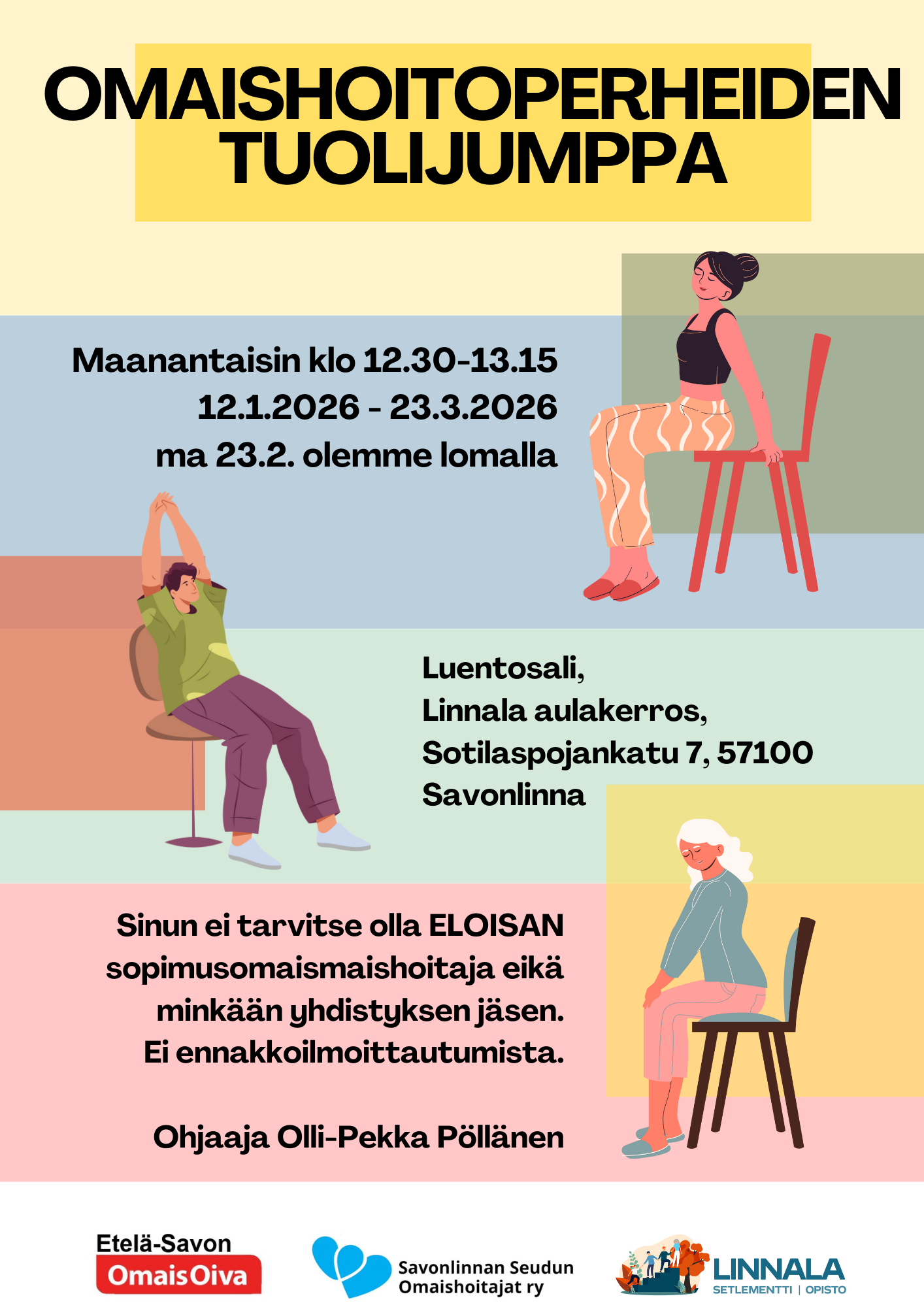 ES-Omaisoivan järjestämä tapahtuma. Kuvan tiedot toistuvat tekstimuodossa kuvan yhteydessä.